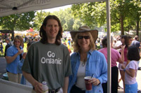 James Ritzman and his mom, while James was doing promotional work for Nantucket Nectars at the Bite of Seattle.