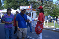 Another shot of James Ritzman, promotional model for Rolaids at the Taste of Tacoma
