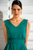 katy m in green dress