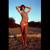 pretty girl in bikini bottoms